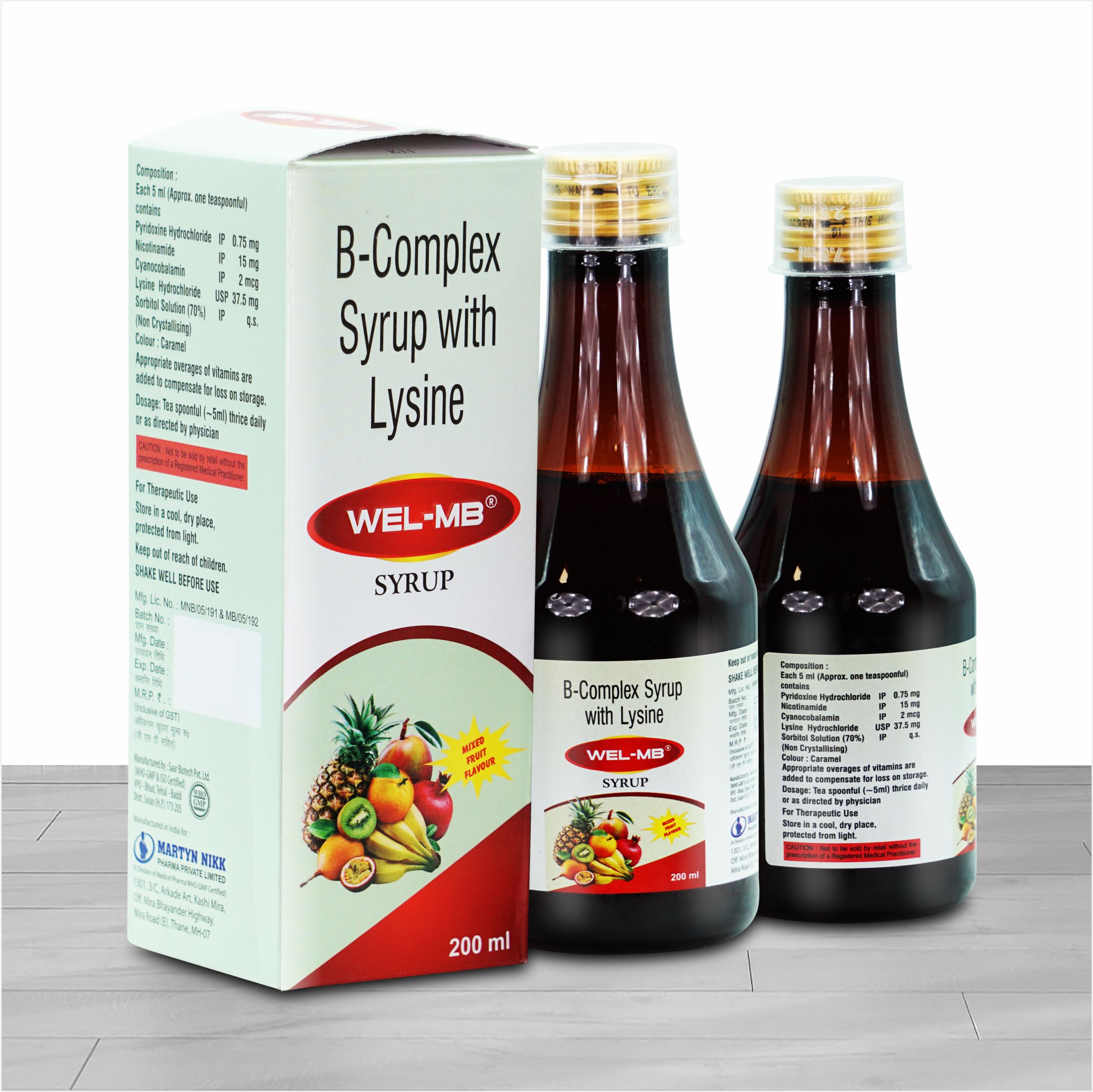 WEL-MB 200ml Syrup